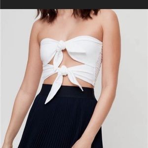 Wilfred strapless coton tank size medium